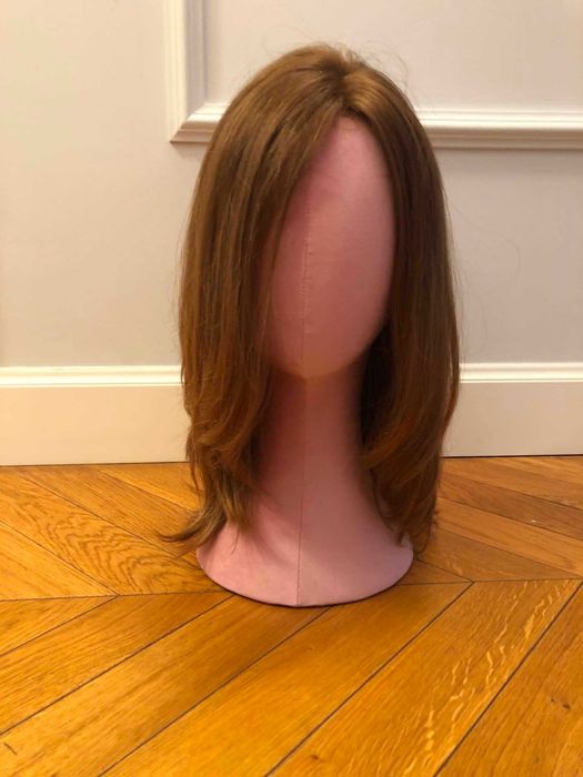 Naturalna peruka słowiańska ciemny blond
