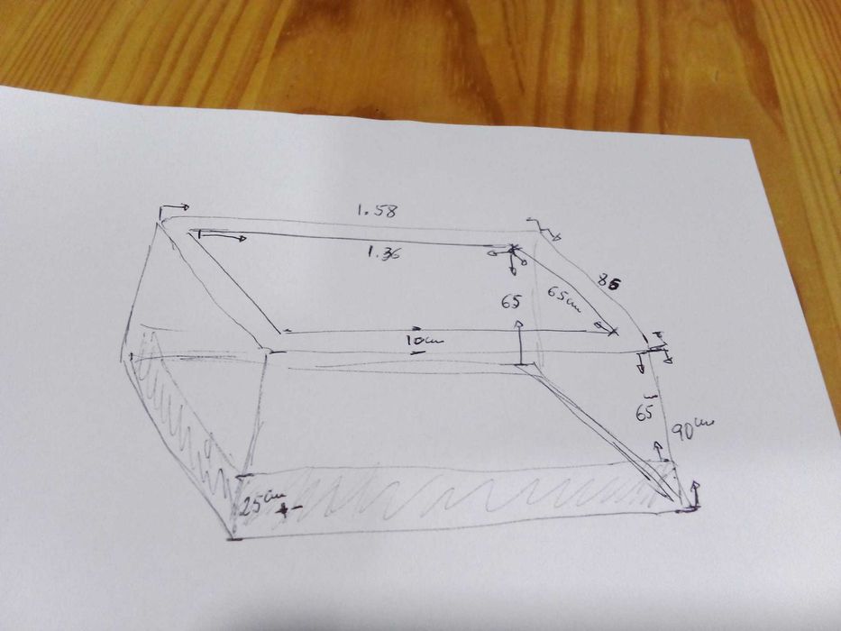 Pia para azeite em pedra