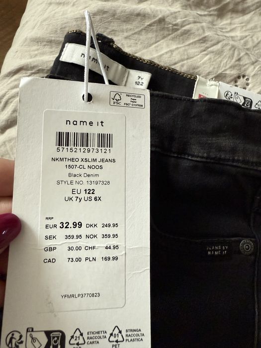 Джинси slim для хлопчика 122р