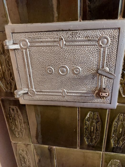 Piec kaflowy,  kompletny