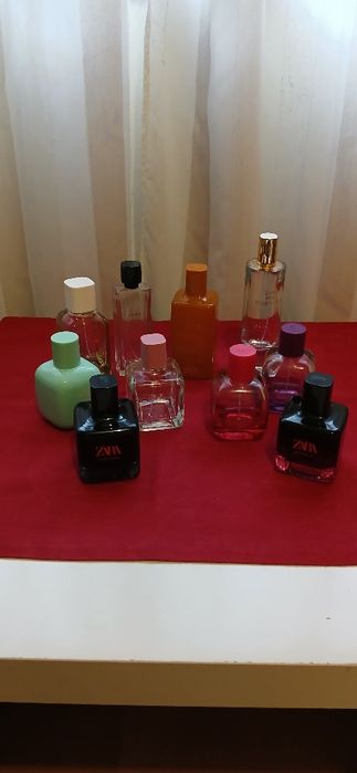 Frascos de perfume Zara, vazios