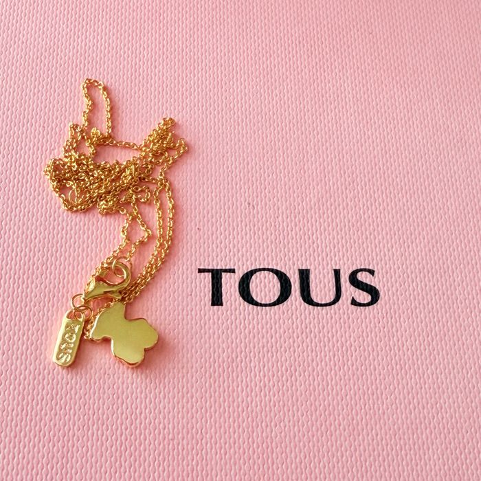 Tous sweet dolls nowy naszyjnik 42 cm miś 1 cm