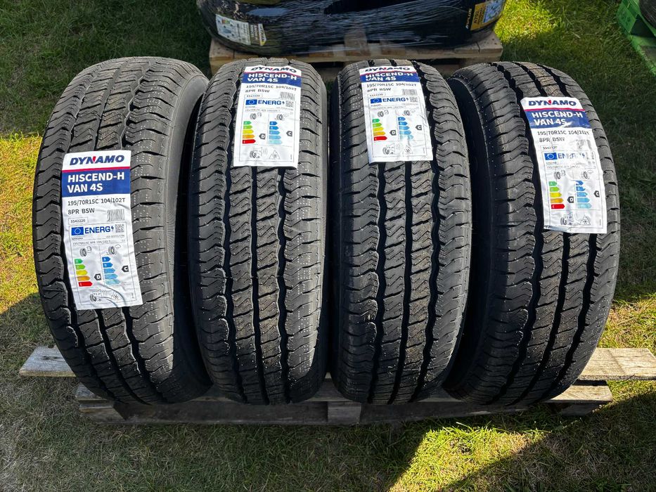 Okazja opony całoroczne 195/70R15C DYNAMO HISCEND-H VAN 4S NOWE 2024