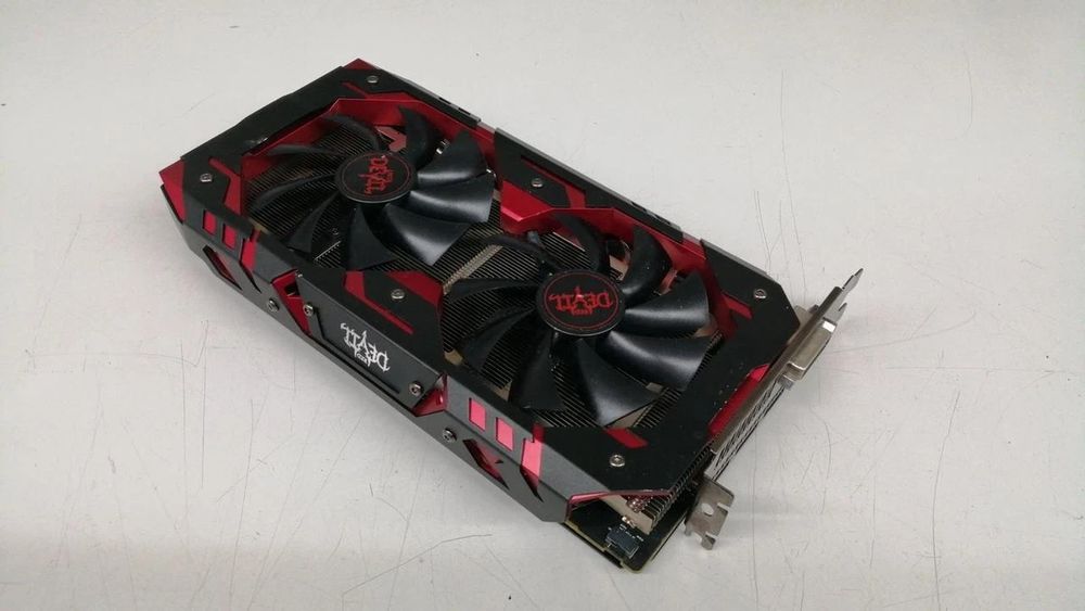 PowerColor Red Devil RX 580 8GB — заменены вентиляторы