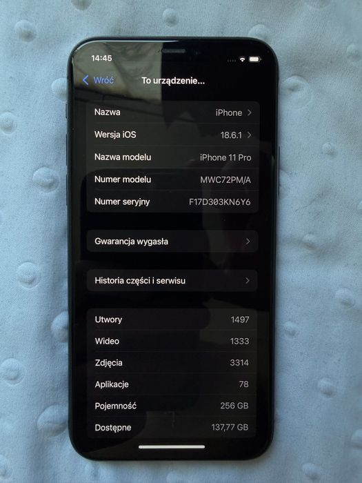 Telefon iPhone 11 Pro