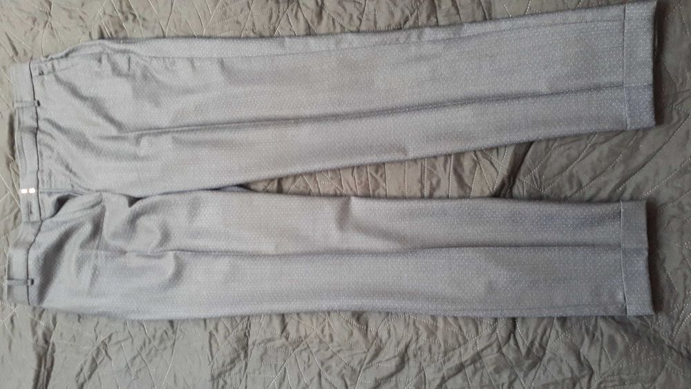 Massimo Dutti - oryginalny damski garnitur wełniany roz.40