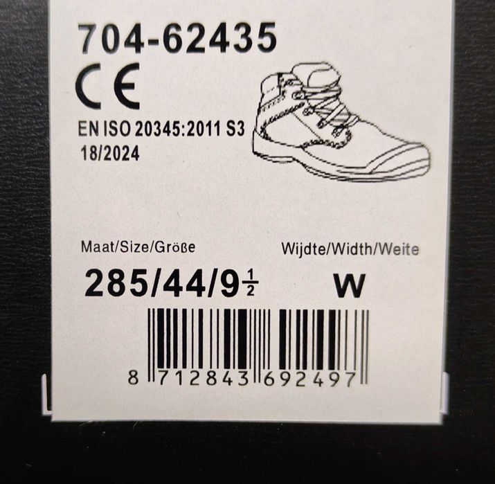 Sprzedam buty robocze S 3 BATA 45