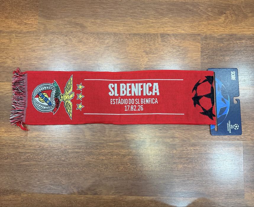 Cachecol do jogo Benfica X Real Madrid