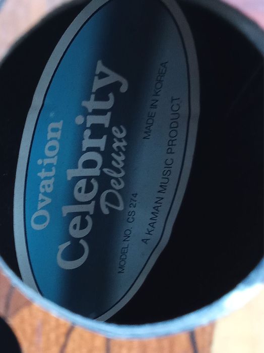 Baixo Ovation Celebrity Delux -Vendo ou troco por Banjo