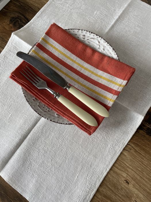 Кухонные полотенца, льняные жаккардовые салфетки, рушники