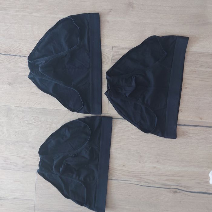 Majtki slipy r.M czarne 3 pary h&m  bdb jak nowe