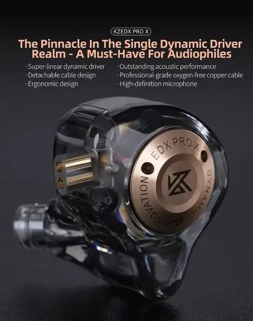 ⇒ Моніторні Навушники KZ EDX PRO X
