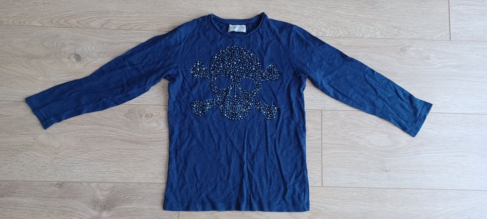 Bluzka długi rękaw r. 122 zara