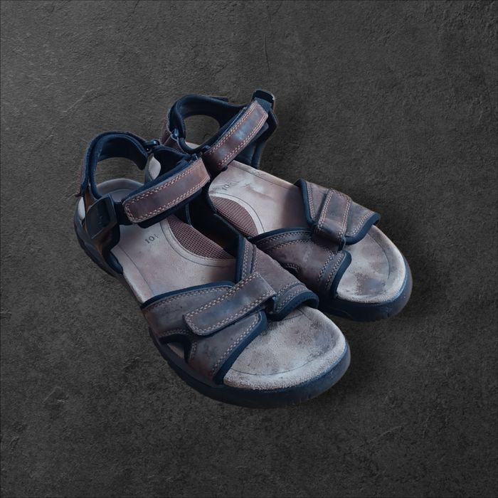 Sandały Clarks Skórzane Trekking Turystyka Wygodne r. 45