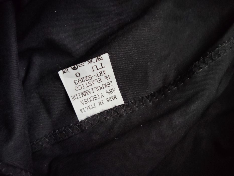 woskowane spodnie Eco skóra italy moda M