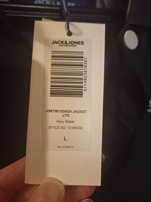 Jack&Jones Kurtka przejściowa Tim Coach Granatowy Regular Fit