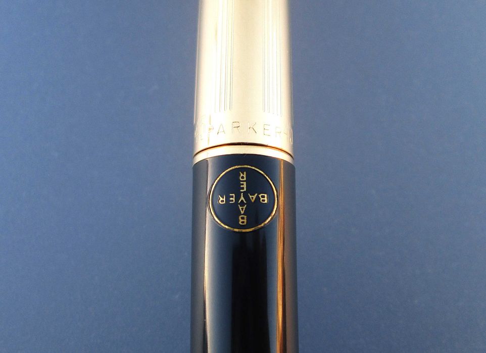 1960's Caneta PARKER 45 Classic DeLuxe c/ Aparo em OURO, prom. BAYER