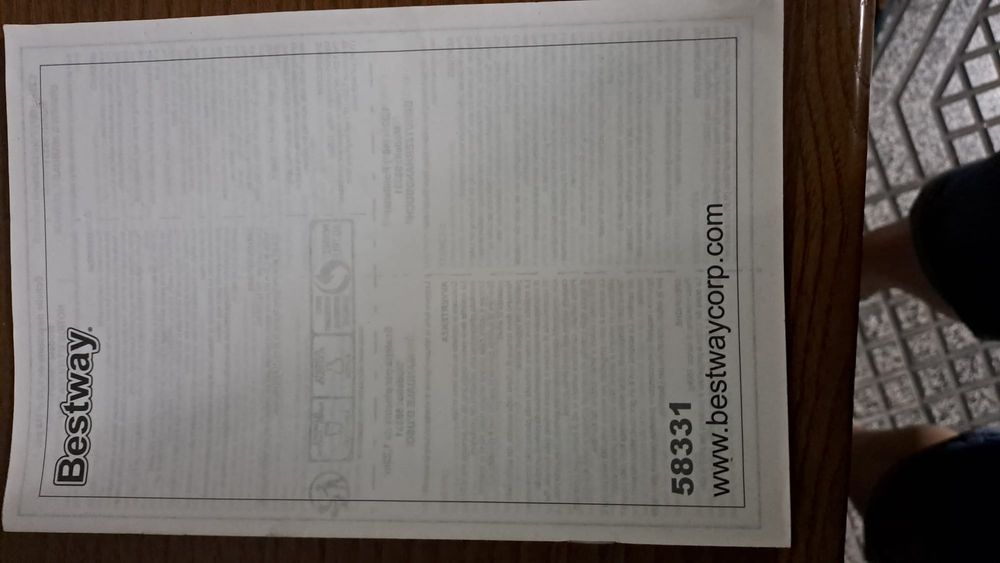 Conjunto de Piscina Desmontável Bestway Castanha