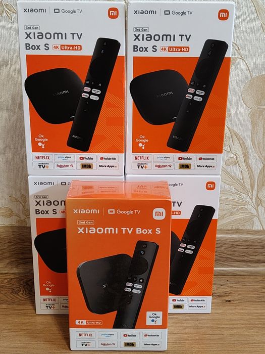 ТВ Приставки Xiaomi Smart TV Box S 3rd Gen є другі