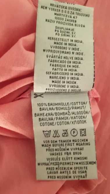 Lekka koszula plażowa różowa New Yorker Amisu r. S