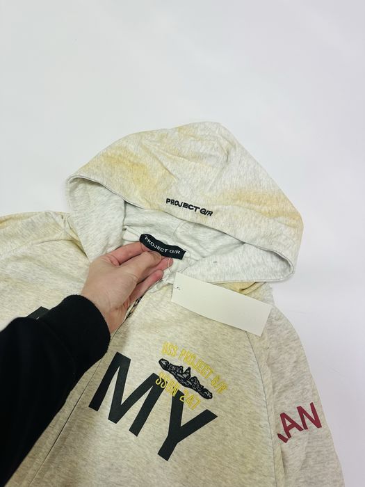 Худі кофта Project G/R ARMY hoodie dirty fit худи archive M-L