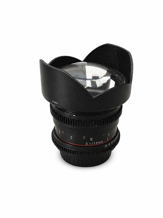 Lente Samyang 8mm T3.8 Fisheye VDSLR – Canon EF‑S