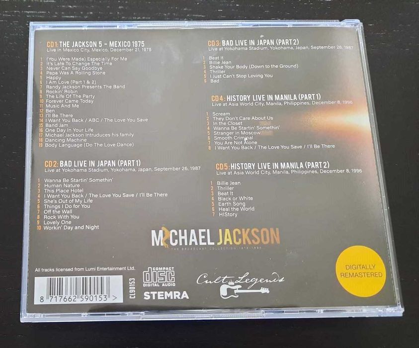 Michael Jackson – The Broadcast Collection 1975/1996 5CD