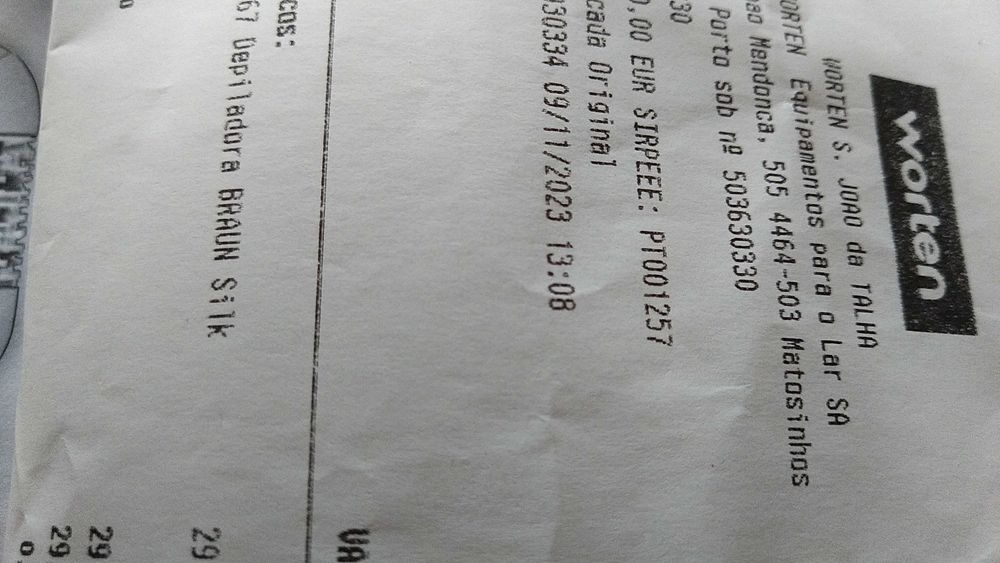 Máquina de depilar - Braun Silk épil 1 - Garantia 3 anos