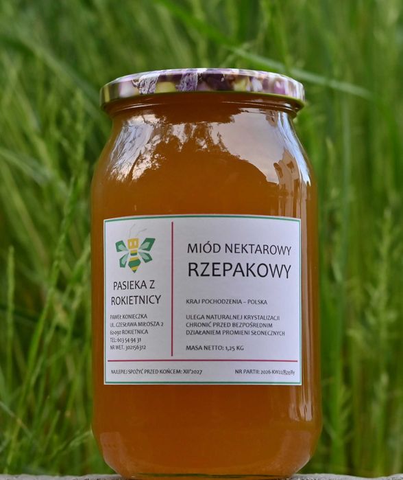 Miód z naszej pasieki "Pasieka z Rokietnicy"