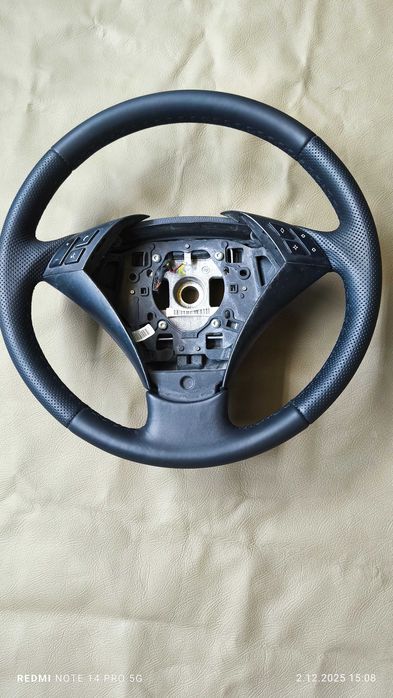 Kierownica BMW E-60 E-61 Multifunkcja - nowa skóra