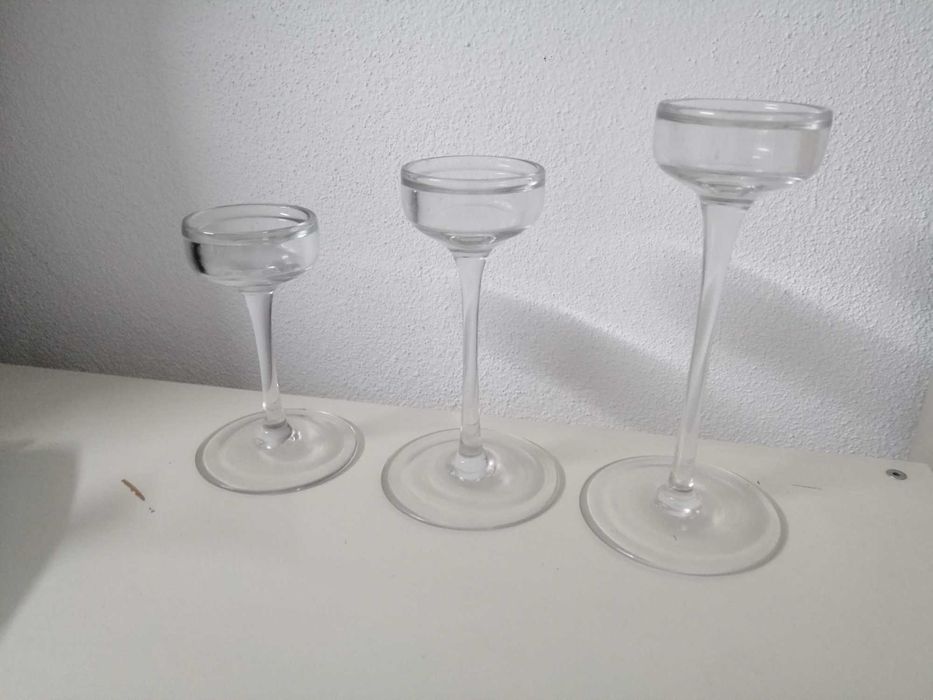 Glass Candle Holders