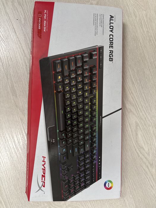 HyperX Alloy Core RGB — ігрова клавіатура, відмінний стан