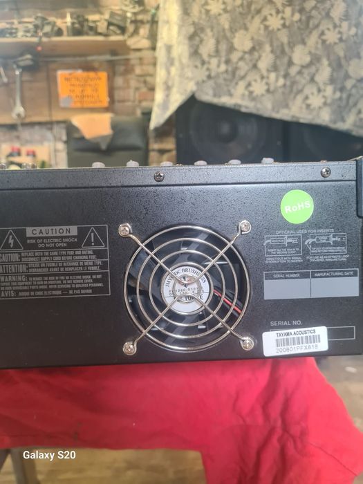 power mixer uszkodzony