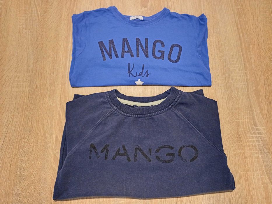 Mega Okazja! Bluza i koszulka z długim rękawem MANGO rozm. 110cm