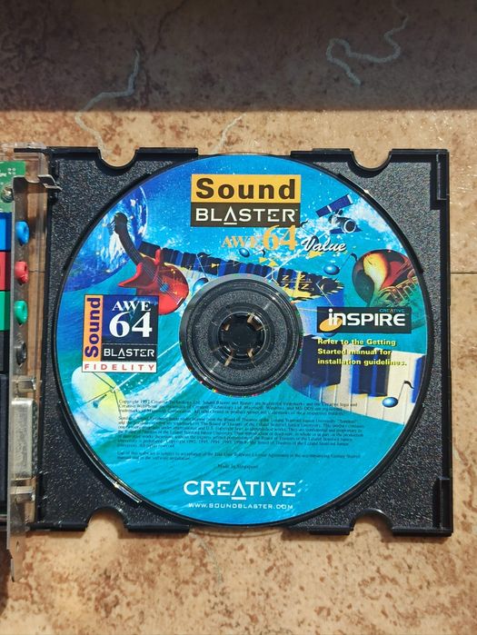 Creative Sound Blaster AWE64 Value (CT4520) легендарная звуковая карта