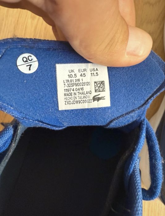 Sapatilhas Lacoste Azul