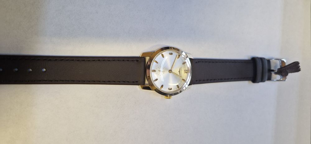 Złoty zegarek Longines próba 585