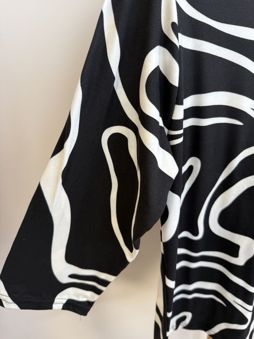 Bluzka damska z wiskozy 3/4 rekaw 2XL