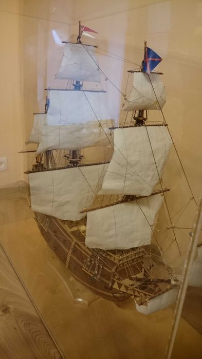 Drewniana replika statku