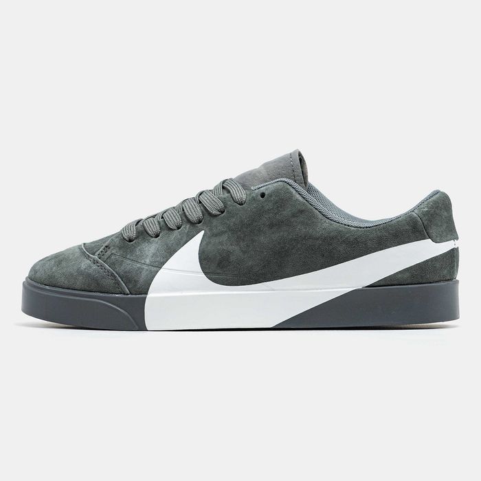 Кросівки Nike Blazer City Low Grey/White premium | Кроссовки Найк чоловічі