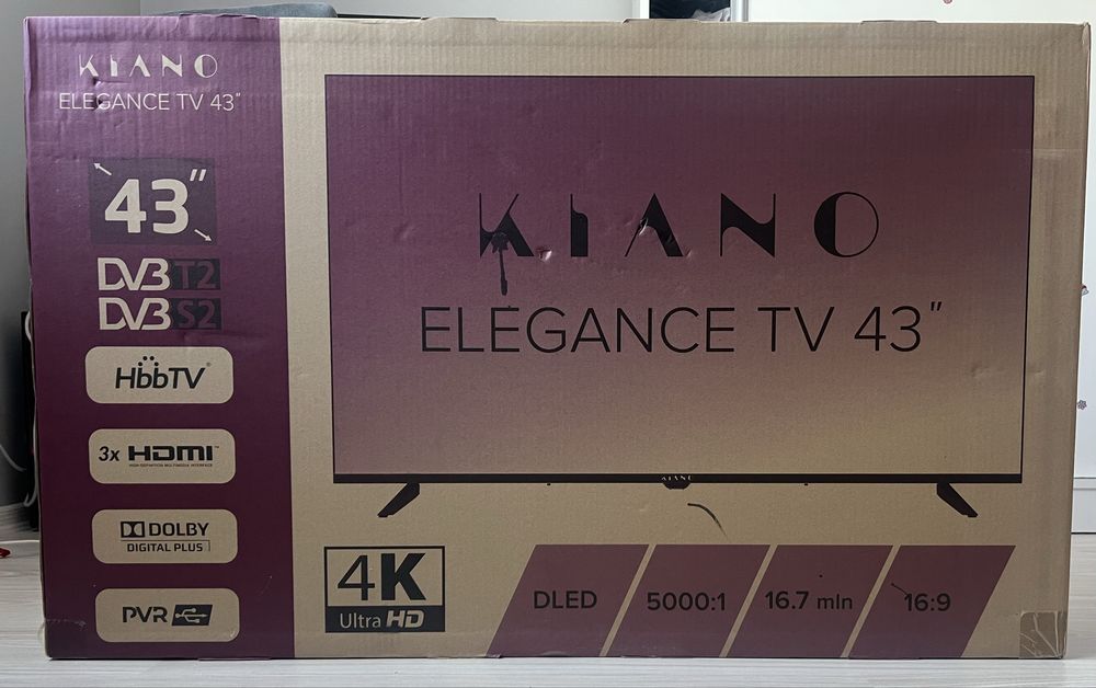 Tv Kiano 43 Smart TV 120Hz 4kUHD