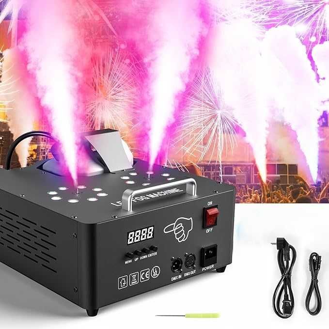 Wytwornica Maszyna do Dymu Pionowego Mgły LED 2000 W