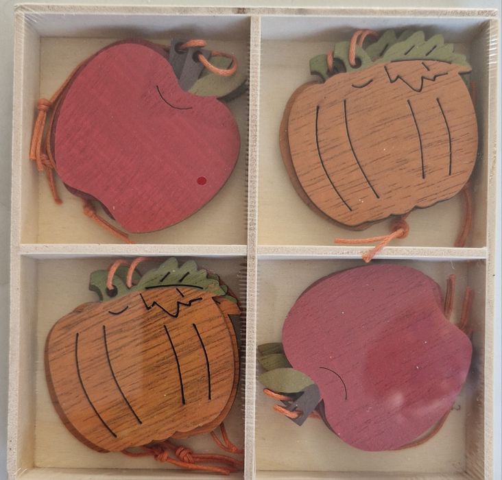 Jesienne zawieszki dekoracje 12szt w opakowaniu