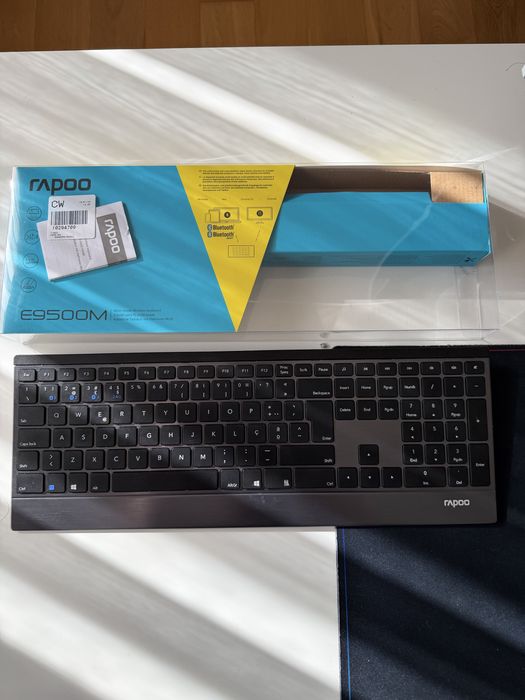 Rapoo E9500M Multi-Mode Wireless/Bluetooth Ultra-Slim, layout PT