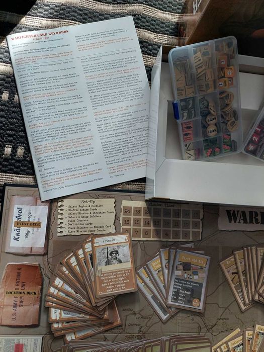 Warfighter The WWII Europe Tactical Combat Card Game 2nd Edition - gra