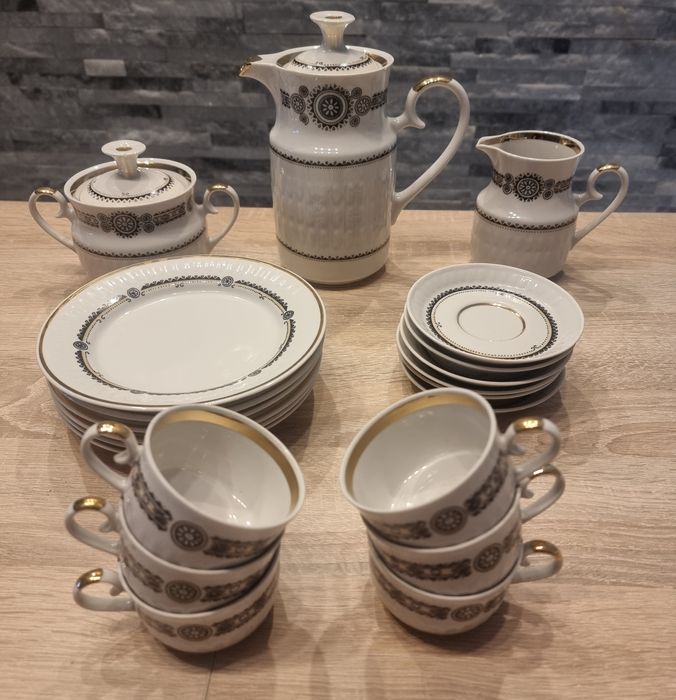 Serwis kawowy porcelana tarnopol