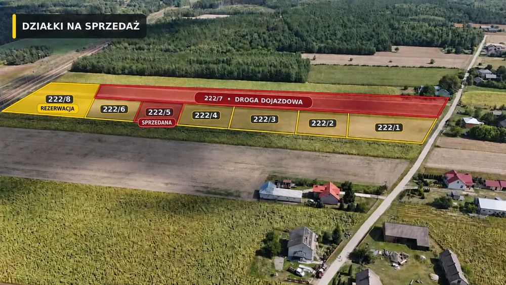 Działki budowlane w gm. Piszczac – 29 zł/m²