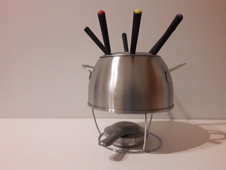 Fondue com lamparina