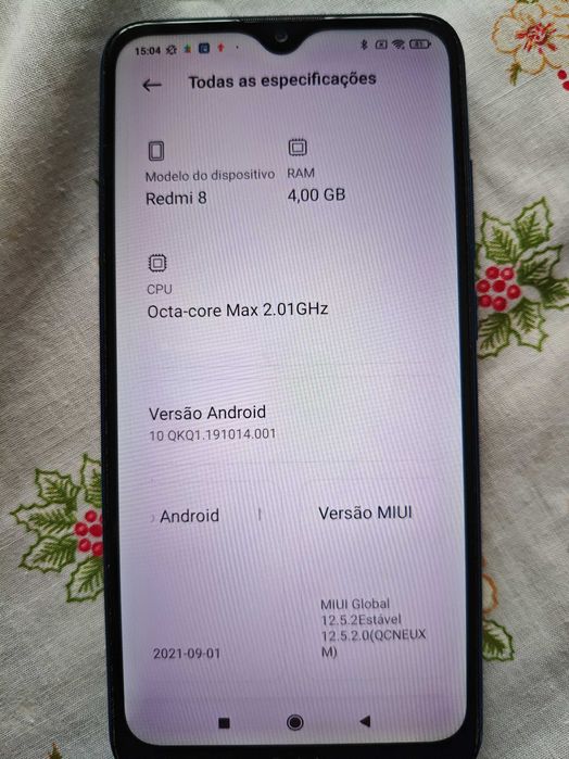 Telemóvel Xiaomi Redmi 8