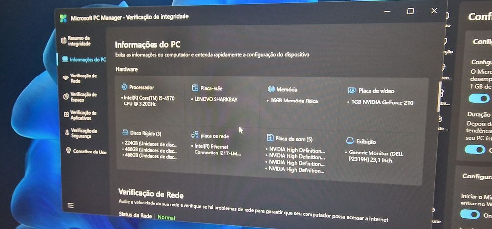Lenovo i5-16Gb-256+500Gb Windows 11 e office